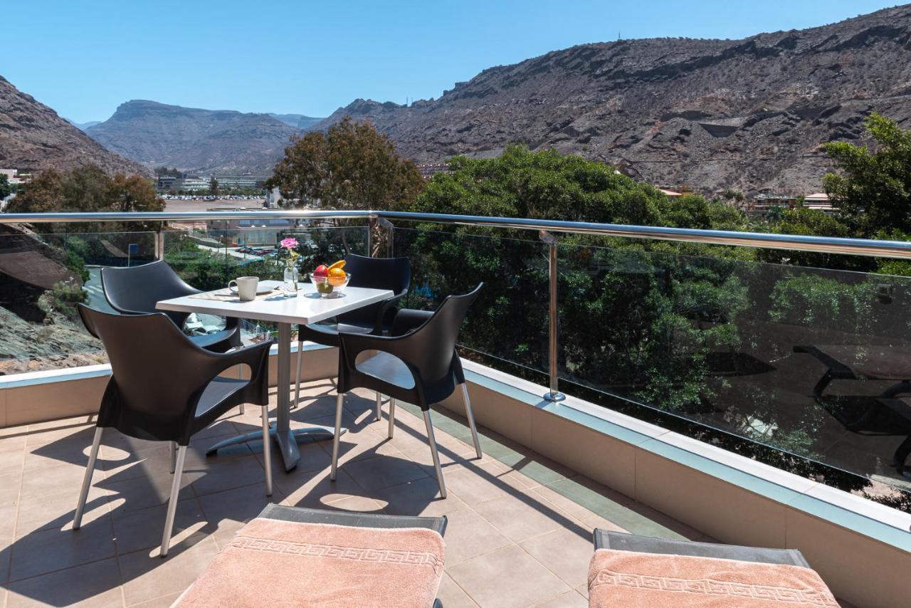 Apartamentos Las Palmeras Puerto De Mogan Luaran gambar