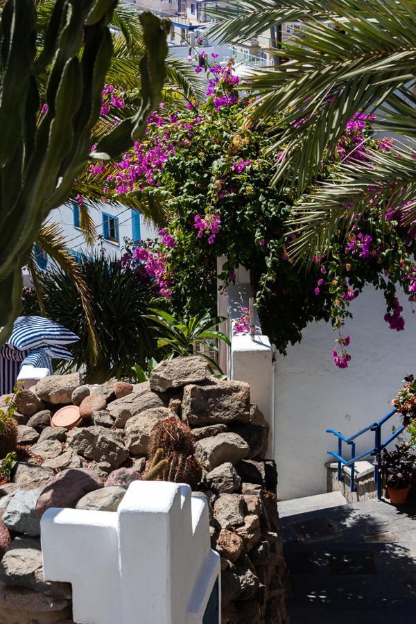Apartamentos Las Palmeras Puerto De Mogan Luaran gambar